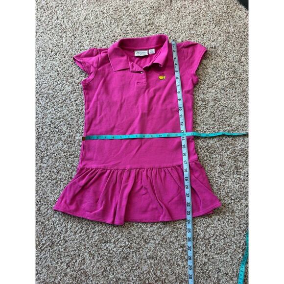 MASTERS Collection Girls Hot pink Polo Dress, Masters LOGO; size 6X-7; GOLF - Picture 6 of 6